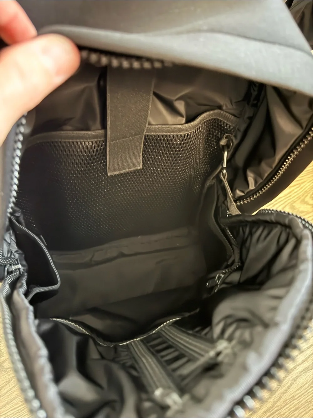 Dagne Dover Dakota Medium Black Neoprene Backpack